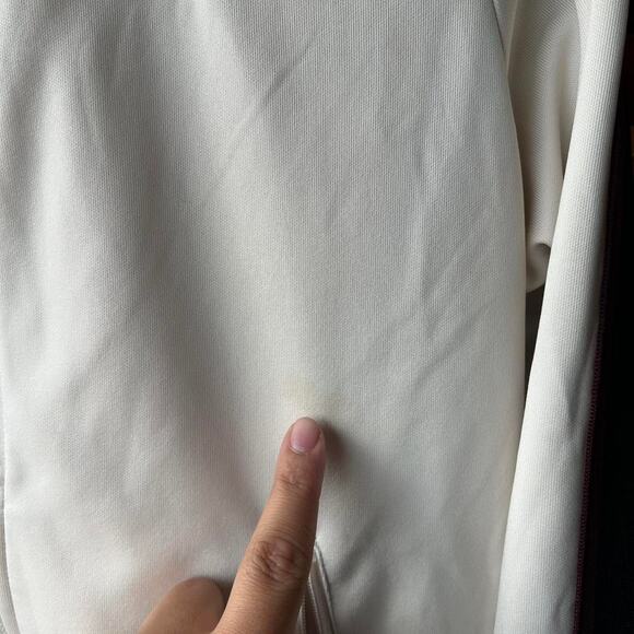 Cream nike zip up jacket - Picture 3 of 5